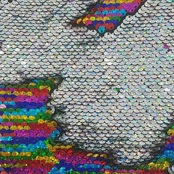 ⚡🎈➡️NWT Chloe Alexis Sequin Color Changing Clutch - Picture 5 of 8